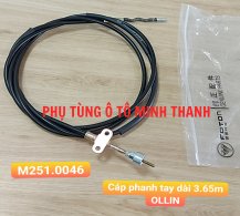 Dây thắng tay Ollin dài 3,65m OLLIN198/250/500B (Foton chính hãng)