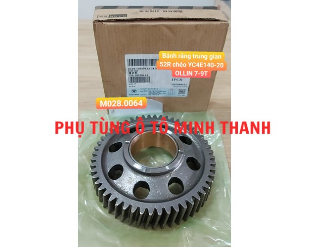 Bánh răng trung gian 52R chéo YC4E140-20 OLLIN 7-9 Tấn (Foton chính hãng)