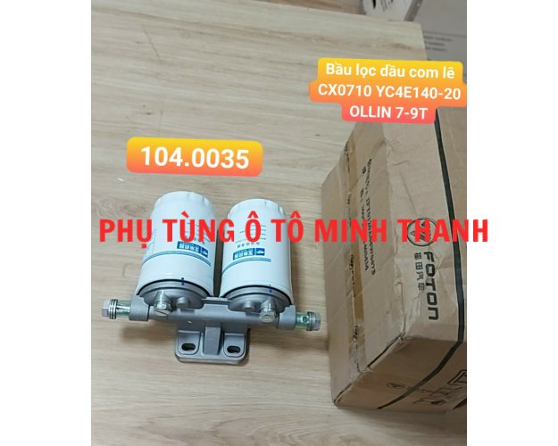 Bầu lọc dầu com lê CX0710 YC4E140-20 OLLIN 7-9 tấn (Foton chính hãng)