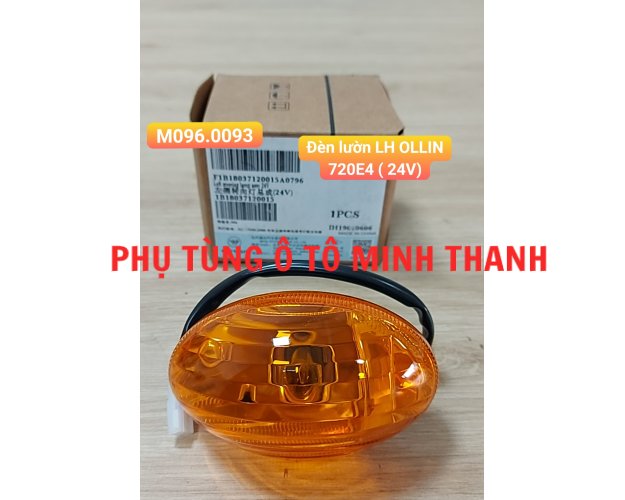 Đèn xi nhan cửa Olin lồi vàng 24V (L) OLLIN 720E4 (Foton chính hãng)