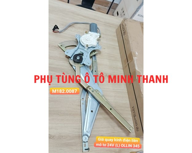 Giá quay kính điện liền mô tơ 24V (L) OLLIN 345 (Foton chính hãng)