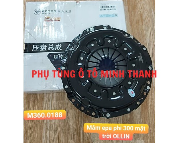 Mâm ép OLLIN198/250/500B  phi 300 mặt trời  (Foton chính hãng)