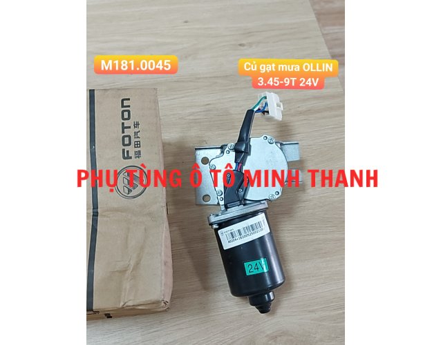 Mô tơ gạt Olin 24V trái OLLIN 3.45-9 Tấn (Foton chính hãng)