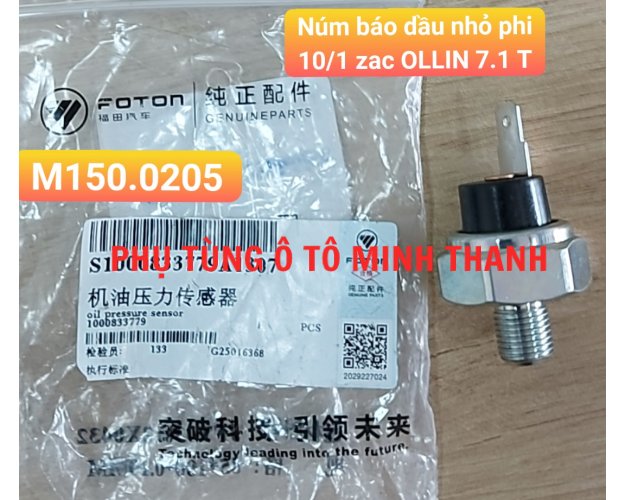 Núm báo dầu nhỏ phi 10/1 zác YZ4DB1-40 OLLIN 7.1 Tấn (Foton chính hãng)